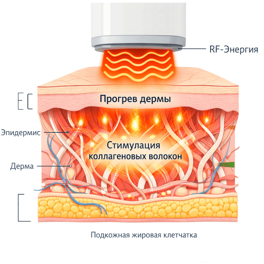 Иллюстрация: RF-лифтинг